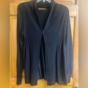 BELLDINI  Black XL Cardigan New w/o tags open front 60% cotton 40% viscose